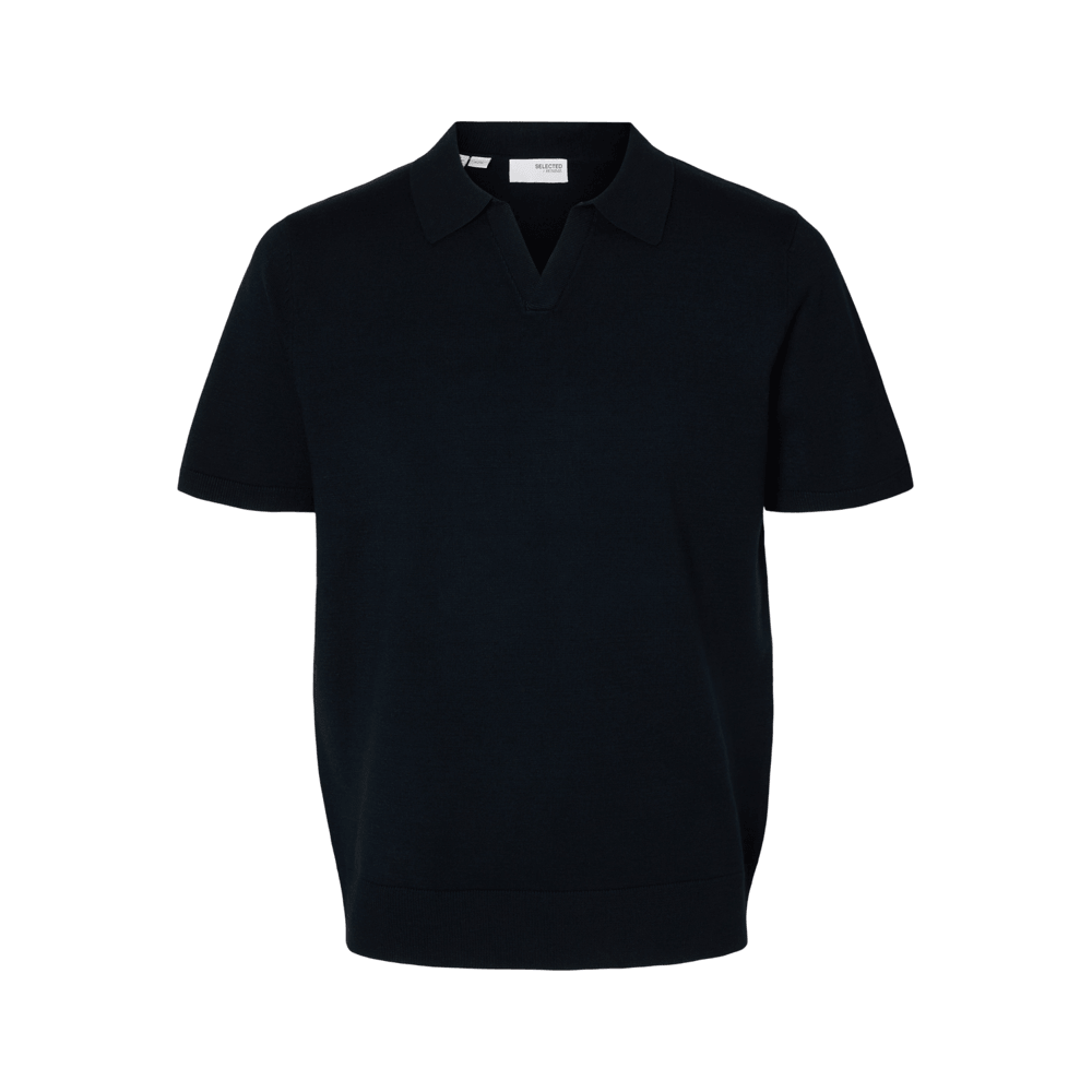 Selected Homme Teller Short Sleeve Knit Polo